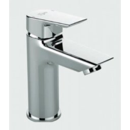 Baterie monocomanda lavoar Ideal Standard gama Tesi, fara ventil click-clack, cu limitator debit 5l/min