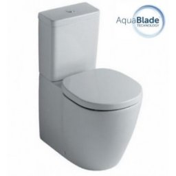 Vas WC fixare in pardoseala Ideal Standard gama Connect AquaBlade, alb, BTW