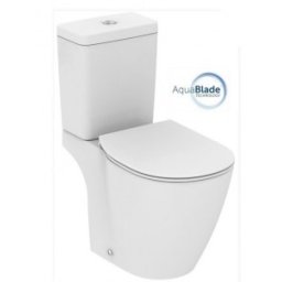 Vas WC fixare in pardoseala Ideal Standard gama Connect AquaBlade, alb