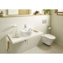 Lavoar Roca de pus pe blat model The Gap cu baterie pe lavoar 40 cm