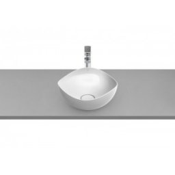 Lavoar Roca pe blat, model Ohtake, 375x375x175 mm, White (portelan alb lucios)