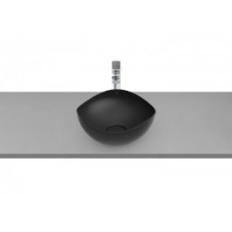 Lavoar Roca pe blat, model Ohtake, 375x375x175 mm, ONIX (Matt Black)