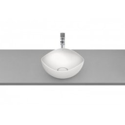 Lavoar Roca pe blat, model Ohtake, 375x375x175 mm, Matt White