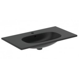 Lavoar Ideal Standard Tesi Black pentru mobilier de 82x45 cm