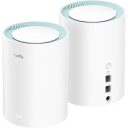 Router CUDY M1300/2-Pack | WiFi 5, 1200 Mbps, Alb