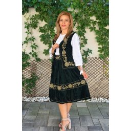 Costum catifea Vesta si Fusta 4