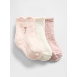 GAP Baby Socks CashSoft, 3 Pairs - Girls