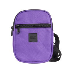 Urban Classics Geantă de umăr mov neon / negru