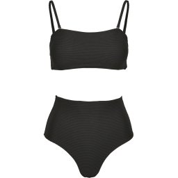Urban Classics Costum de baie două piese negru