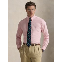 Polo Ralph Lauren Cămașă albastru / maro / roz / alb