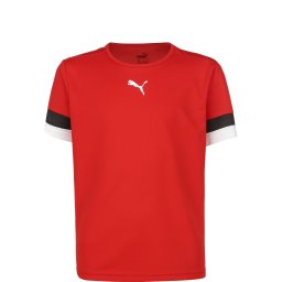 PUMA Tricou funcțional 'TeamRise' roșu / negru / alb