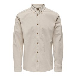 Only & Sons Cămașă 'Michael' gri argintiu