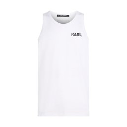 Karl Lagerfeld Tricou negru / alb