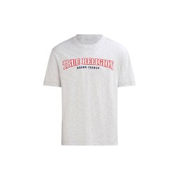 True Religion Tricou bleumarin / gri deschis / roșu intens / alb