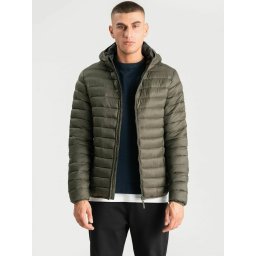 TEESHOPPEN Geacă de primăvară-toamnă ' Hooded Light ' oliv