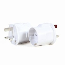 Adaptor Priza Gembird Socket EU Conectare prin Socket UK (T) 13A fara Protectie Alb
