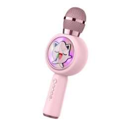 Microfon OCEANIA TRADING LTD Popsing Led Light up Wireless Karaoke Jiggly Puff Roz