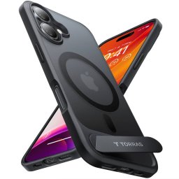 Husa Torras Apple iPhone 16 Plus Pstand Negru