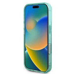 Husa Guess Apple iPhone 16 Plus IML Rhinestone Verde
