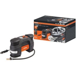 Compresor Auto Osram TYREinflate 830 pentru Autovehicule Mari Functie Autostop Max. 5.5Bar Lumina LED Cablu 4M Negru/Portocaliu