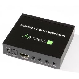 HDMI 4K audio extractor SPDIF Toslink, 4x Jack 3.5mm, LPCM 5.1CH / 7.1CH