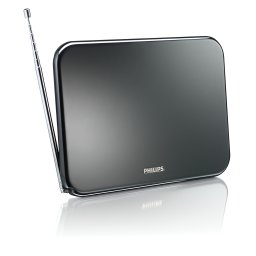 Antena TV Philips, amplificare 42 dB, filtru GSM, interior