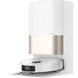 Robot de aspirare cu mop Dreame X40 Ultra RLX63CE, mop rotativ, statie automata de golire 3.2l, 12000Pa, functie autocuratare mop la 70˚C, baterie 6400mAh, autonomie pana la 200 min, alb