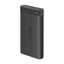 Acumulator extern SBS, 20000 mAh, 2 USB-A, 1x USB, MicroUSB In, 2.1 A, Negru