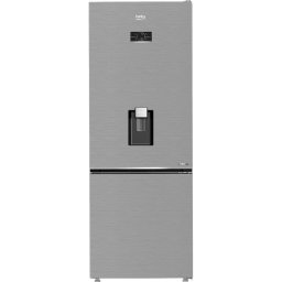 Combina frigorifica Beko B3RCNE564HDXB1, No Frost, 490 l, H 192 cm, Clasa E, Dozator apa, Argintiu