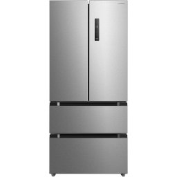 Combina frigorifica French Door Heinner HCFD-M516INVXE++, No Frost, 516 L , Clasa E, Compresor Inverter, Display LED touch, Compartiment cu temperatura variabila, Functie super racire/super congelare, Inox