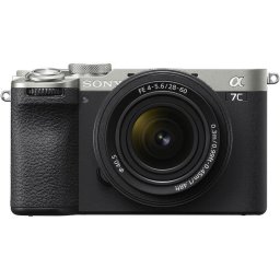 Aparat foto mirrorless Sony Alpha A7C II, 33MP, Full-Frame, Hibrid, 4K + Obiectiv 28-60mm, Argintiu