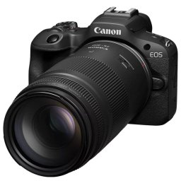 Camera foto Canon EOS R100 + obiectiv RF-S 18-45mm + RF 75-300mm, 24,1 MP, Negru