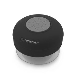 Boxa portabila Esperanza EP124K, Difuzor Bluetooth rezistent la apa, Negru