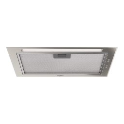 Whirlpool WCTH 63F LEB X Hood, Built-in, Width 51.4 cm, B, Max 435 m³/h, LED, Inox