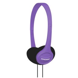 Koss KPH7v Headphones, On-Ear, Wired, Violet