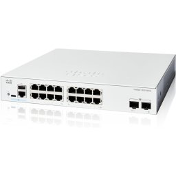Cisco Catalyst 1200-16T-2G Smart Switch, 16 Port GE, 2x1GE SFP, Limited Lifetime Protection (C1200-16T-2G)