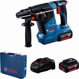 Ciocan rotopercutor cu SDS plus BOSCH PRO GBH 187-LI 0611923021, Ciocan rotopercutor cu acumulator, KickBack Control, Vibration Control