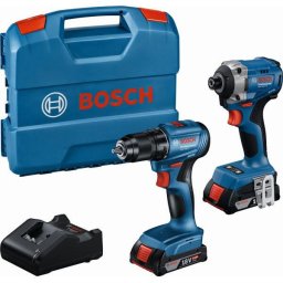 Set combi BOSCH 06019N2023, 1x PRO GDR 18V-215, 1x GSR 185-LI, 2x 2,0AH, 1x GAL 18V-20