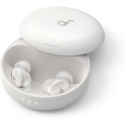 Casti True Wireless Anker Soundcore Sleep A30 ANC, Ultra-Confort, Autonomie 45 ore, Bluetooth 5.4, Alb