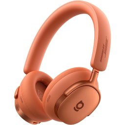 Casti Wireless Over-Ear Baseus Inspire XH1 Sound by Bose, Adaptive Active Noise Cancelling, Dolby Audio, Bluetooth 6.1, Autonomie 100 de ore, Sunset Coral