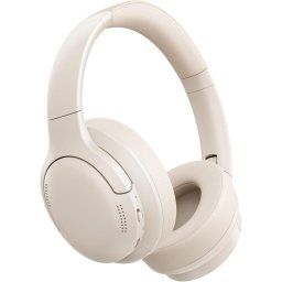 Casti Over-Ear Baseus Bass BH1 Lite, SuperBass, Bluetooth 6.0, Autonomie 80 ore, Alb