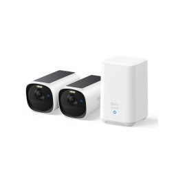 Sistem supraveghere video eufyCam E40 Wireless, MaxColor Night Vision, Set HomeBase 2 + 2 camere 2K QHD