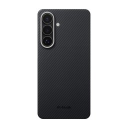 Husa Pitaka pentru Samsung Galaxy S26 Plus, Edge Ultra-Slim Case, Negru/Gri