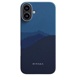 Husa de protectie Pitaka Tactile Woven Aramida Magsafe pentru iPhone 16 StarPeak Over the Horizon