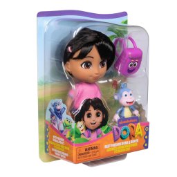Set Figurine Dora si Boots cu Accesorii de Calatorie, Nickelodeon, 30x10cm, Multicolor, pentru 3 ani