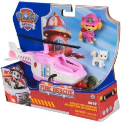 Spin Master - Elicopter de jucarie Paw Patrol Fire Rescue Skye, set cu figurina