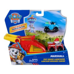 Spin Master - Set figurine Paw Patrol Marshall cu vehicul lansator