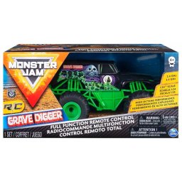 Masinuta Monster Jam RC - Grave Digger, scara 1:24 Teleghidata