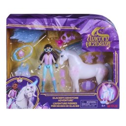 Set de joaca Unicorn Academy Spin Master - Aventura cu pietre pretioase a lui Glacier
