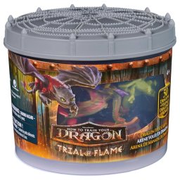 Spin Master -Set de joaca How to train your dragon - Incercarea flacarii, Arena Dragonilor 50 de figurine